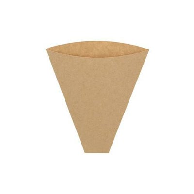 スナック三角袋 12-13 未晒無地 100枚入