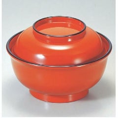 丼碗 羽反丼朱内朱 漆器