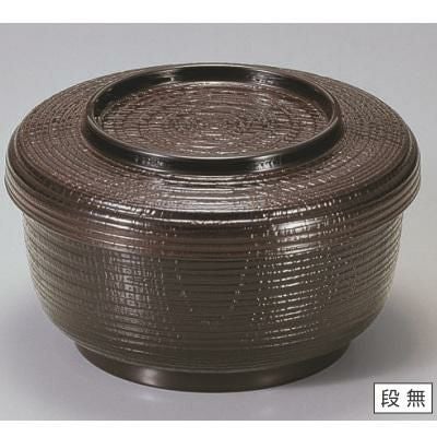 飯碗 耐熱割子飯器溜 漆器 高さ67 直径:134