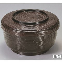飯碗 耐熱割子飯器溜 漆器 高さ67 直径:134