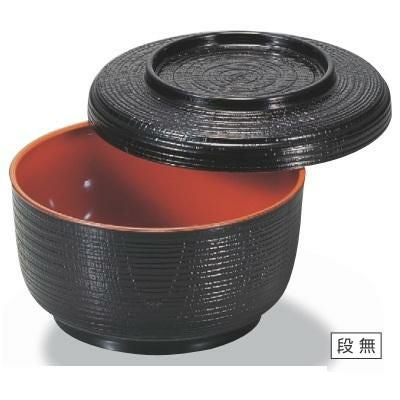 割子飯器(小)黒内朱 飯碗 (小)割子飯器黒内朱塗 漆器/業務用/新品/小物送料対象商品 | 飯椀