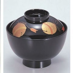 小吸椀 新越前椀黒鈴 漆器