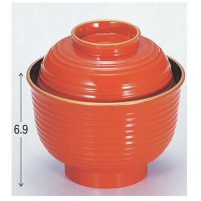 汁椀 4寸汁椀黒内朱 漆器/業務用/新品/小物送料対象商品 | 汁椀 | 業務