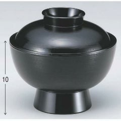 丼碗 5.1寸大丼黒刷毛目 漆器