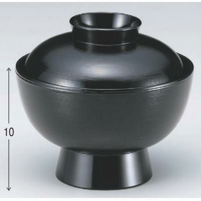 丼碗 5.1寸大丼黒刷毛目 漆器