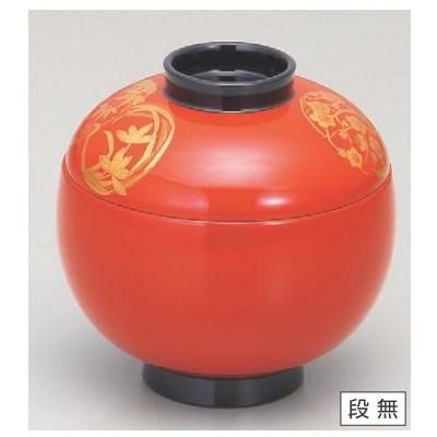 小吸椀 てまり吸椀朱花丸 SH塗 漆器