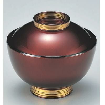 小吸椀 新越前椀白檀筋目 漆器