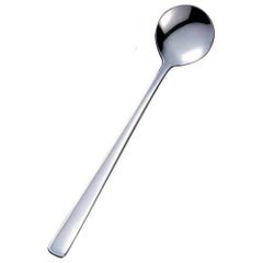 18-8 ヘルパーライラック 介護用スープスプーン HR-1107