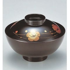 小吸椀 4寸平仙才椀溜に四季 漆器