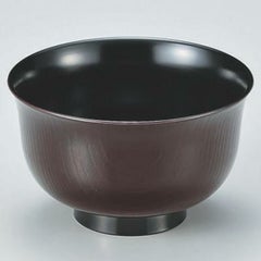 汁椀 羽反木目汁椀溜 漆器