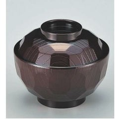 小吸椀 ABS3.8寸亀甲吸椀新溜 漆器