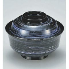 小吸椀 4寸天竜寺椀紫カスリ 漆器