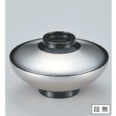 小吸椀 4.5寸平富士椀銀溜 漆器