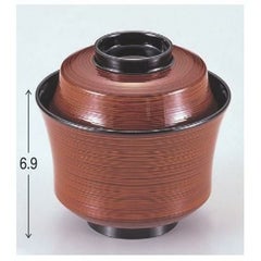 小吸椀 3.1寸京型吸椀春慶刷毛目 漆器