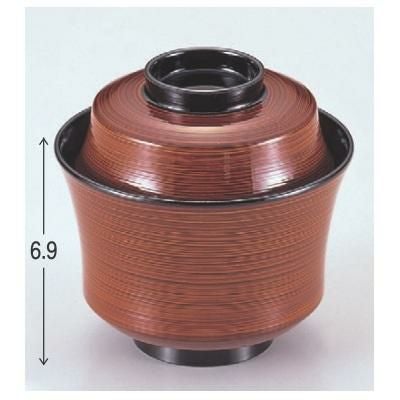 小吸椀 3.1寸京型吸椀春慶刷毛目 漆器