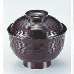 小吸椀 3.6寸ケヤキ木目椀新溜 漆器