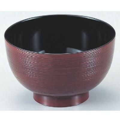 汁椀 3.8寸刷毛目汁椀うるみ 漆器