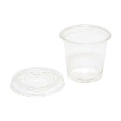 ヘイコー透明カップ A-PET 1オンス 蓋セット 50個