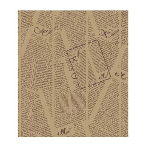 WAXペーパーフェザーイニシャル茶 21.8-25 /小物送料対象商品