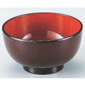 汁椀 4寸雅汁椀溜内朱 漆器