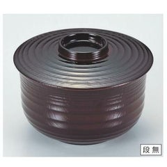 飯碗 かぶせ木目飯器溜内朱 漆器