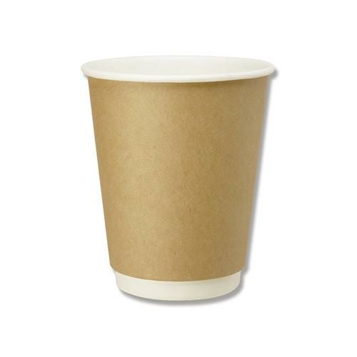 ヘイコー 二重断熱カップ 8オンス クラフト 25個×40パック /小物送料対象商品