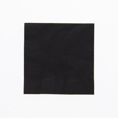 2plyナプキン 25cm角 ブラック 50枚入