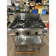 中古】ガステーブル マルゼン RGT-0963B 幅900×奥行600×高さ800 【送料 