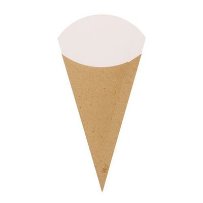 三角ポテト袋 S クラフトナチュラル 100枚入