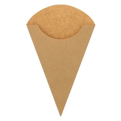 スナック三角袋 17-28 未晒無地 100枚入