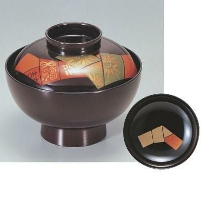 小吸椀 御殿吸椀溜結び見返付 SH塗 漆器