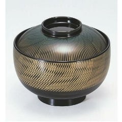 小吸椀 3.7寸光悦椀萬松 エ-ス塗 漆器