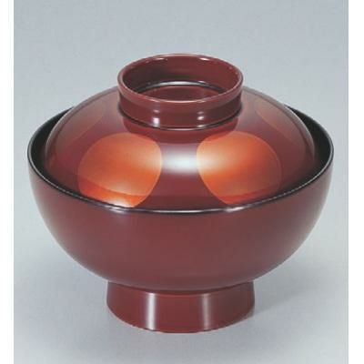 小吸椀 御殿吸椀白壇日月 SH塗 漆器