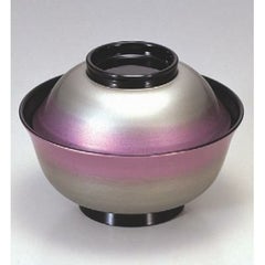 小吸椀 4寸羽反吸椀紫銀ぼかし SH塗 漆器