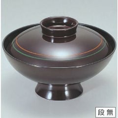 小吸椀 4.5寸小槌吸椀うるみ朱緑線引 漆器