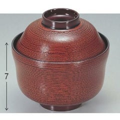 小吸椀 (小)ひさご吸椀溜刷毛目 漆器
