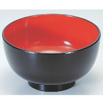 汁椀 4寸汁椀黒内朱 漆器/業務用/新品/小物送料対象商品 | 汁椀 | 業務