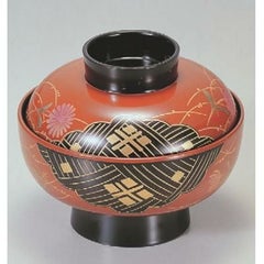 小吸椀 古代吸椀古代朱正方寺本漆塗蒔絵 漆器