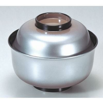 煮物椀 4寸羽反椀ベージュかすみ 漆器