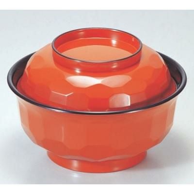 丼碗 真亀甲丼朱天黒 漆器