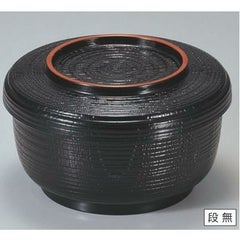 飯碗 耐熱割子飯器黒天朱 漆器