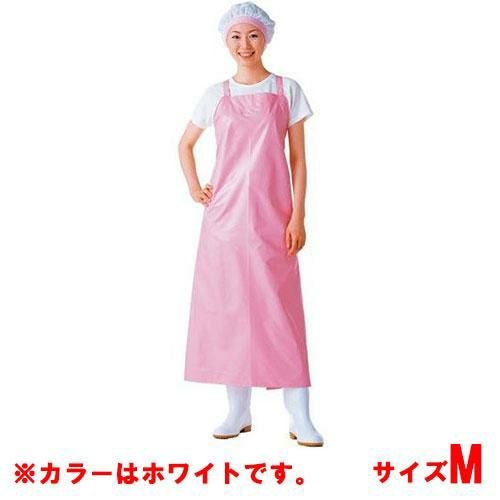 マイティクロス エプロン ホワイト M 胸当 Eー1001ー0
