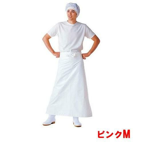 マイティクロス エプロン 腰下 E-1002-4 ピンク M