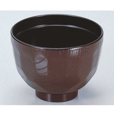汁椀 3.1寸亀甲汁椀うるみ内黒 漆器