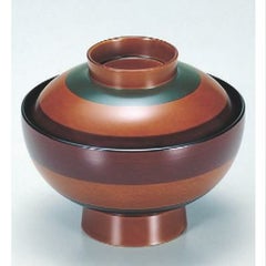 小吸椀 御殿吸椀独楽塗 漆器