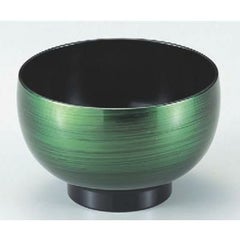 汁椀 3.5寸ほてい汁椀緑彩 漆器