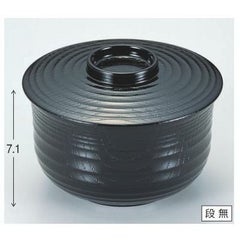 飯碗 かぶせ木目飯器黒 漆器