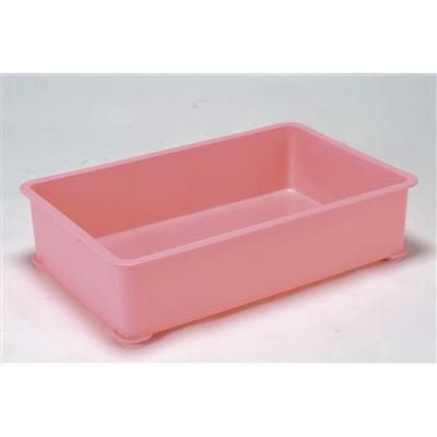 EBM PPカラー番重 A型 小 ピンク(サンコー製)