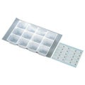 PS製 使い捨て 検食容器トレーセット 12穴(100枚入)