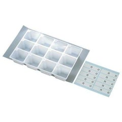 PS製 使い捨て 検食容器トレーセット 12穴(100枚入)